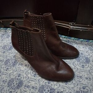 Women's leather boots 9.5  $65